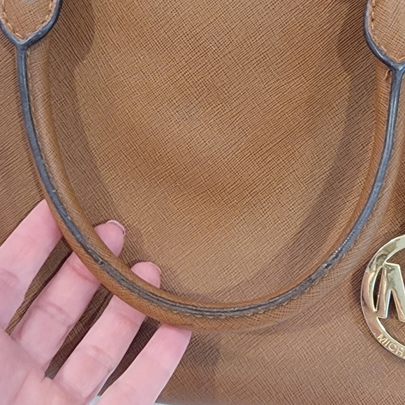 Michael Kors Tan Satchel Bag - Picture 9 of 16